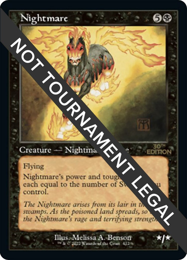 Image for Nightmare (Retro Frame) (412) - Magic: The Gathering