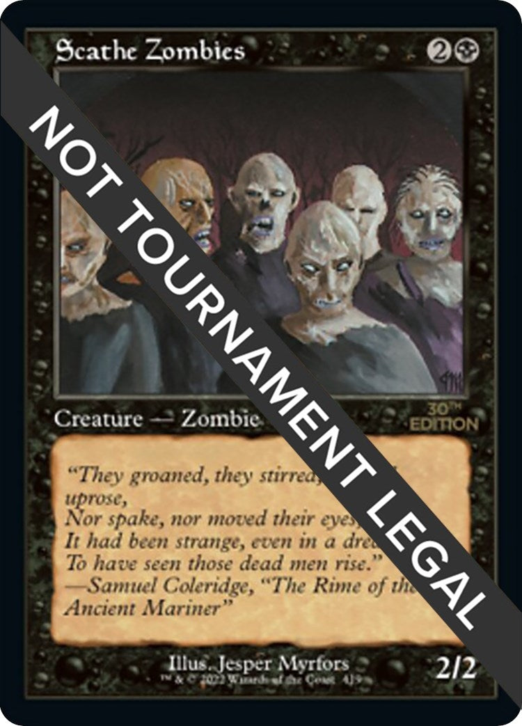 Image for Scathe Zombies (Retro Frame) (419) - Magic: The Gathering