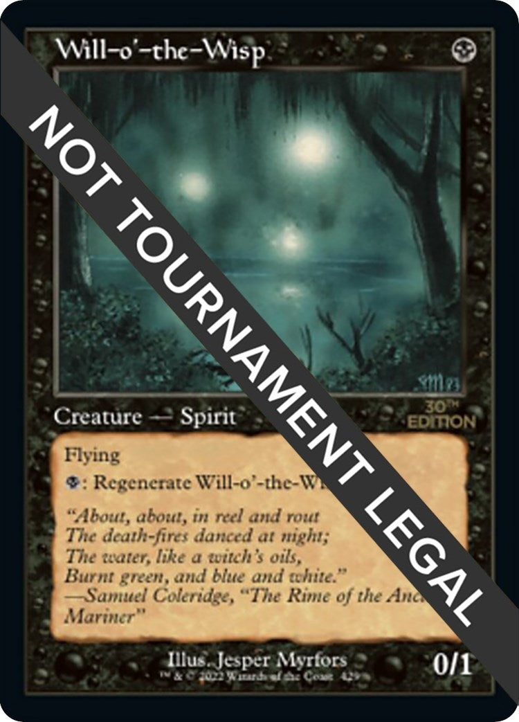 Image for Will-o'-the-Wisp (Retro Frame) (429) - Magic: The Gathering