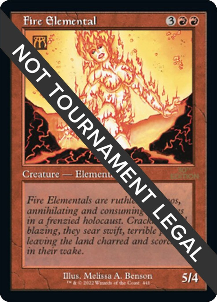 Image for Fire Elemental (Retro Frame) (441) - Magic: The Gathering