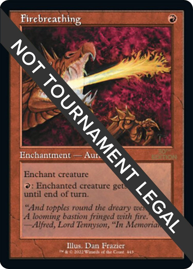 Image for Firebreathing (Retro Frame) (443) - Magic: The Gathering