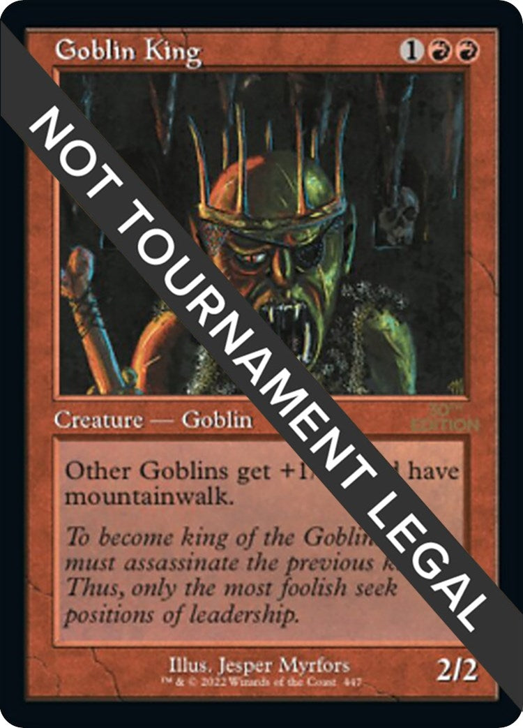 Image for Goblin King (Retro Frame) (447) - Magic: The Gathering