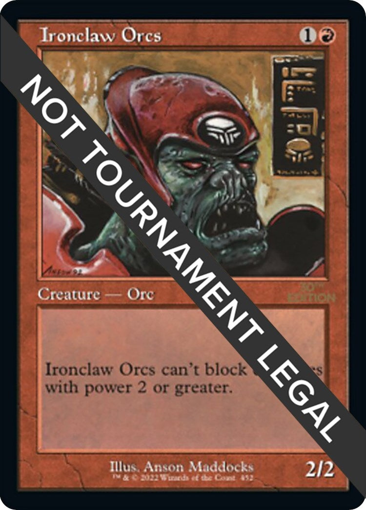 Image for Ironclaw Orcs (Retro Frame) (452) - Magic: The Gathering