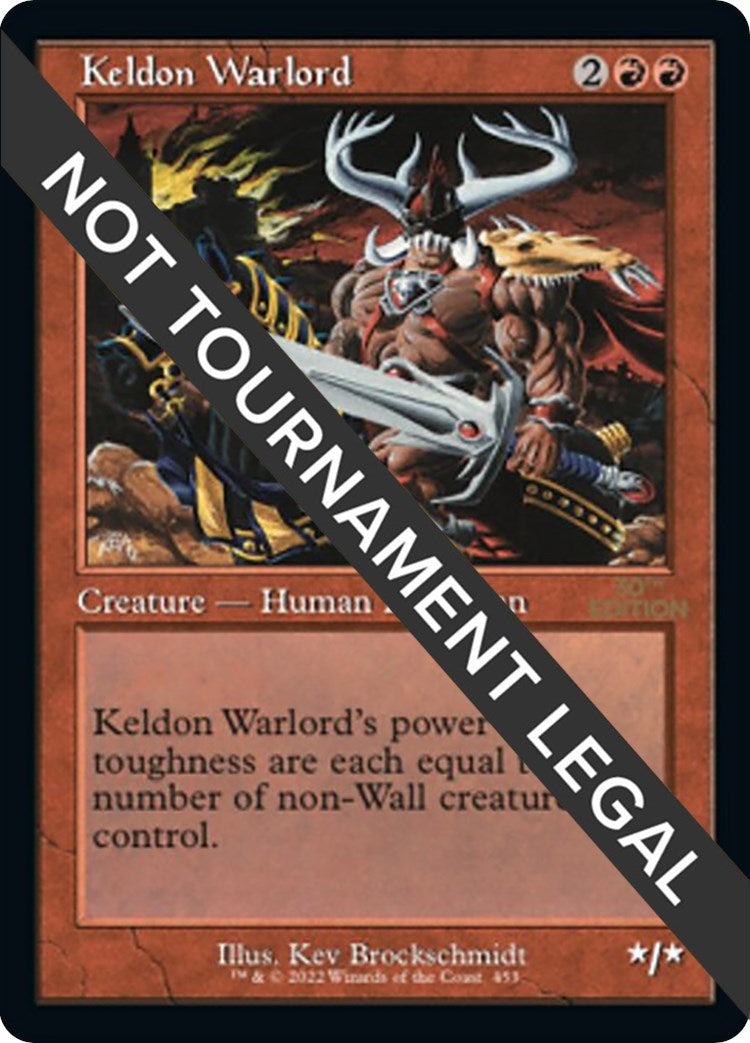 Image for Keldon Warlord (Retro Frame) (453) - Magic: The Gathering