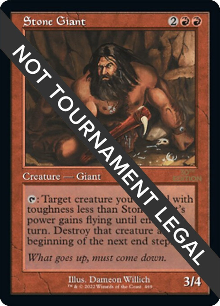 Image for Stone Giant (Retro Frame) (469) - Magic: The Gathering