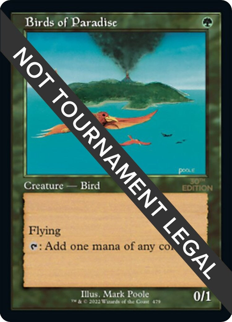 Image for Birds of Paradise (Retro Frame) (479) - Magic: The Gathering