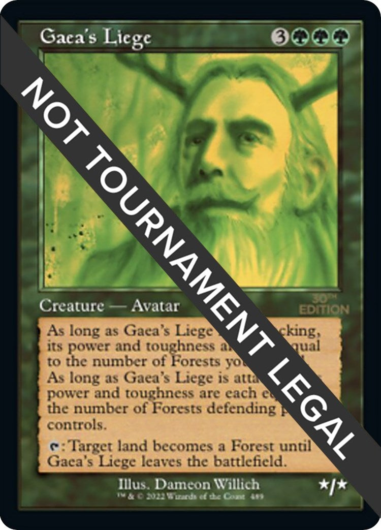 Image for Gaea's Liege (Retro Frame) (489) - Magic: The Gathering