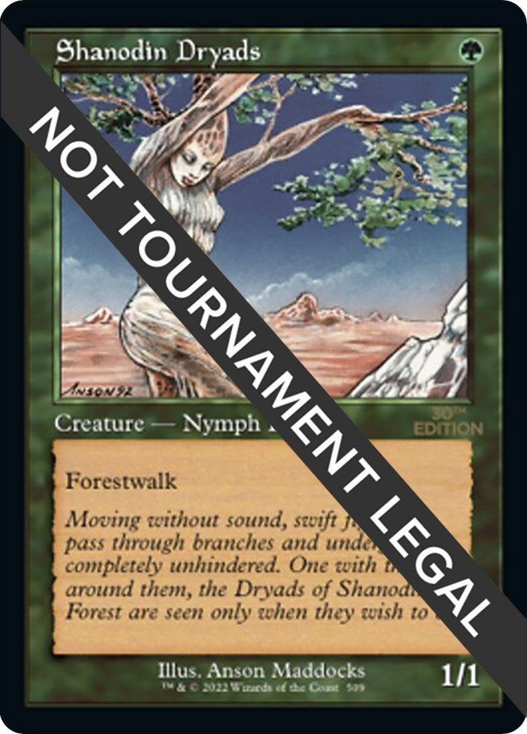 Image for Shanodin Dryads (Retro Frame) (509) - Magic: The Gathering