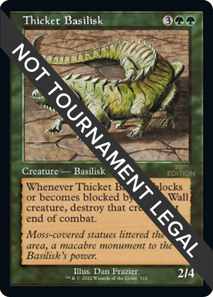 Image for Thicket Basilisk (Retro Frame) (511) - Magic: The Gathering