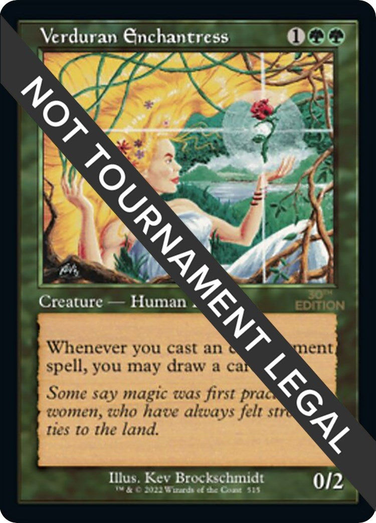 Image for Verduran Enchantress (Retro Frame) (515) - Magic: The Gathering