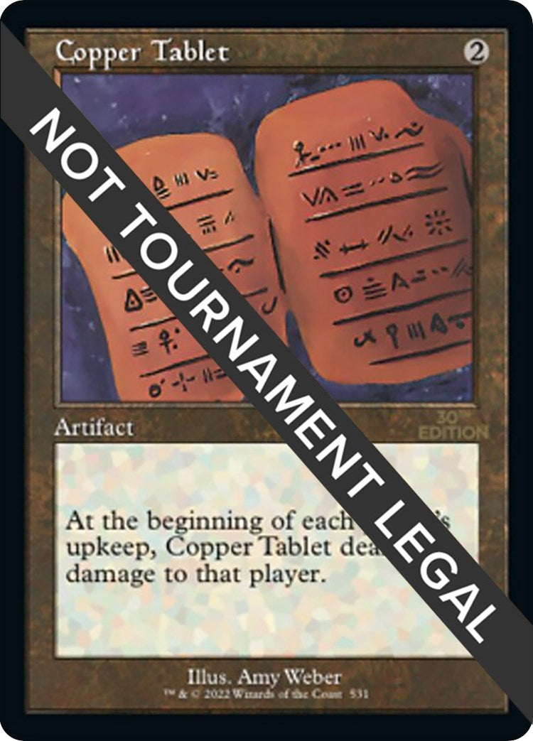Image for Copper Tablet (Retro Frame) (531) - Magic: The Gathering