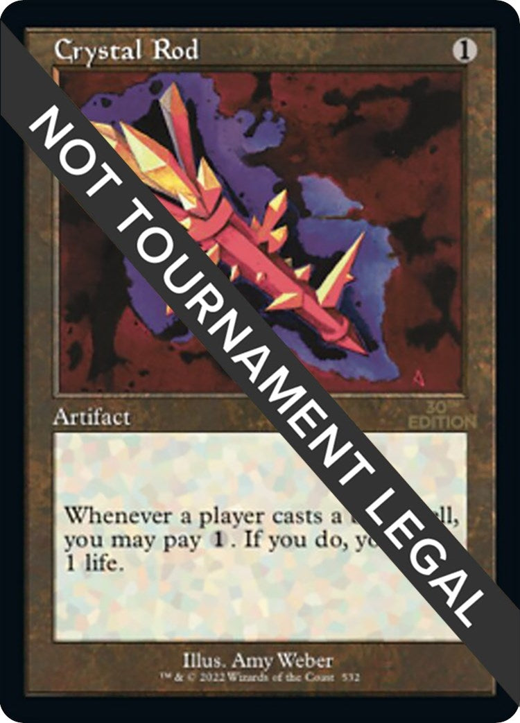 Image for Crystal Rod (Retro Frame) (532) - Magic: The Gathering