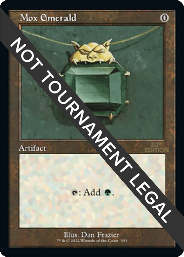 Image for Mox Emerald (Retro Frame) (555) - Magic: The Gathering