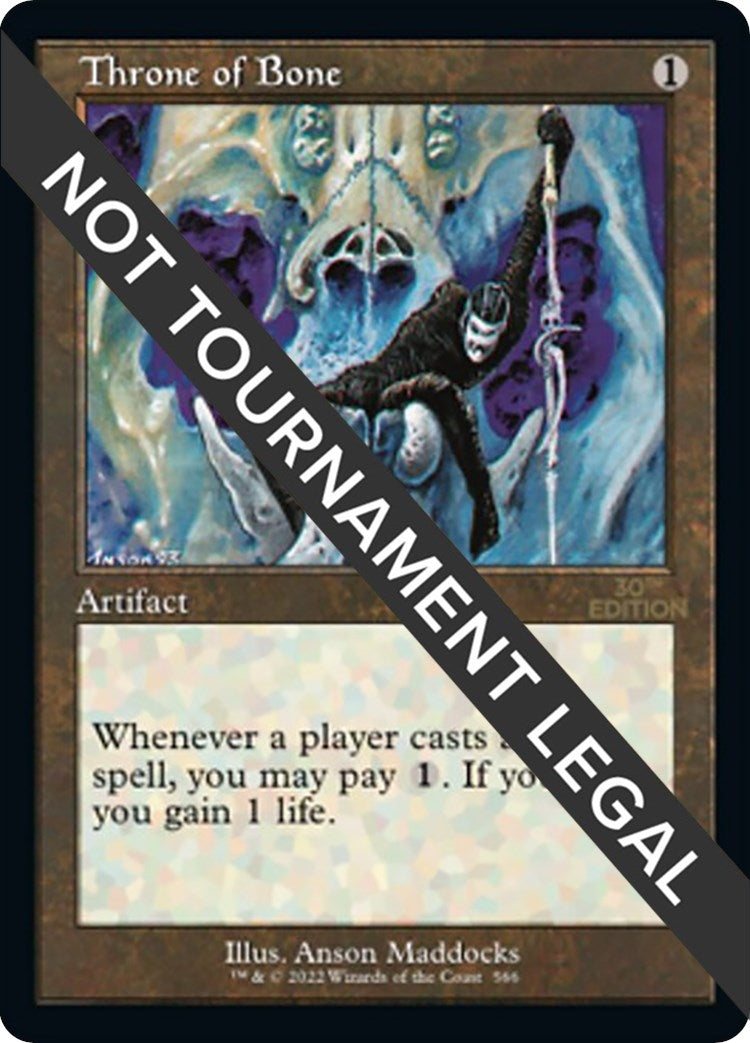 Image for Throne of Bone (Retro Frame) (566) - Magic: The Gathering