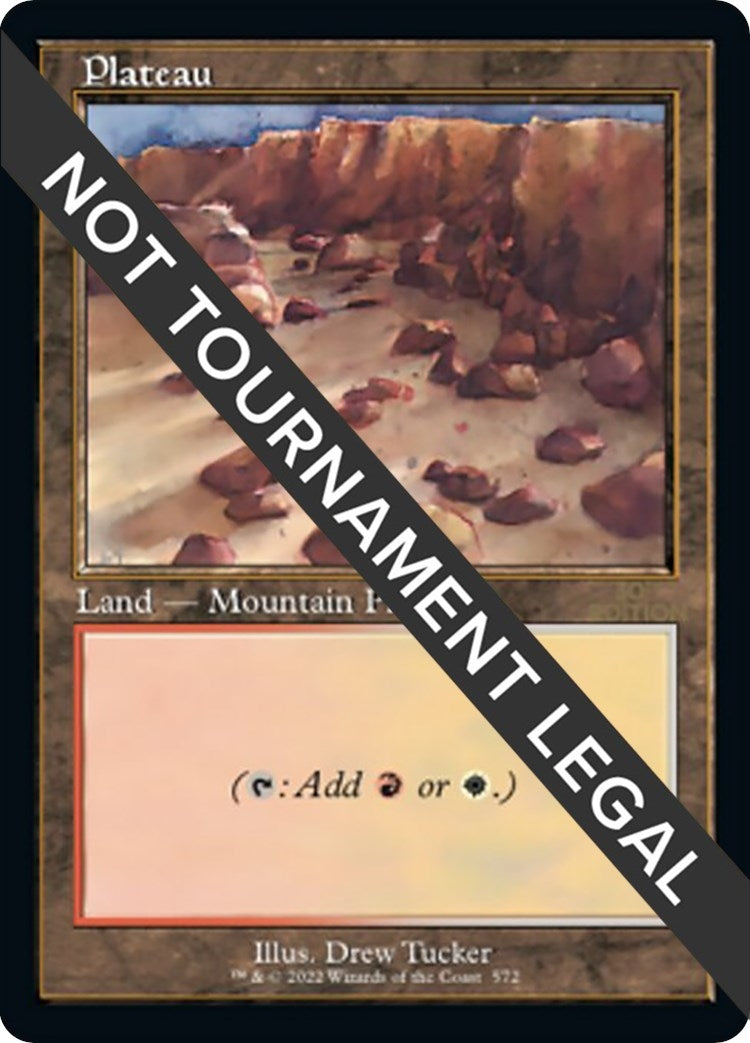 Image for Plateau (Retro Frame) (572) - Magic: The Gathering