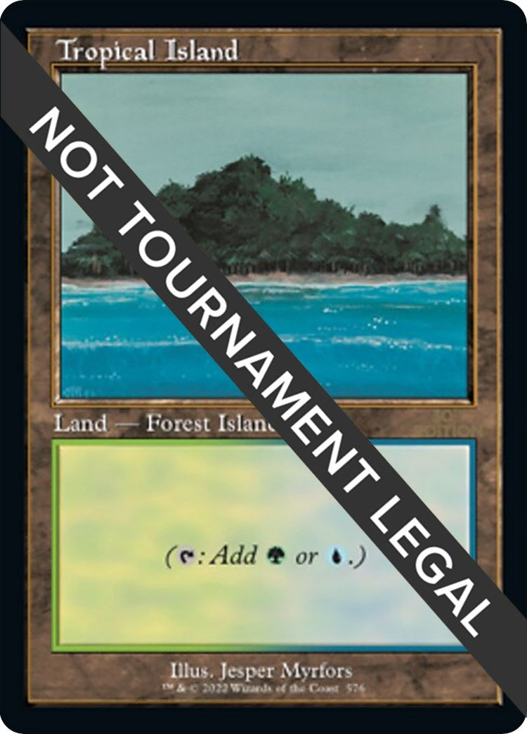 Image for Tropical Island (Retro Frame) (576) - Magic: The Gathering