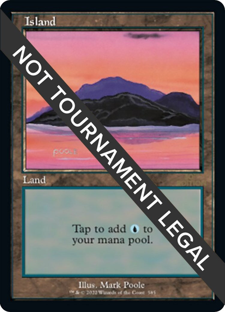 Image for Island (585) (Retro Frame) (585) - Magic: The Gathering