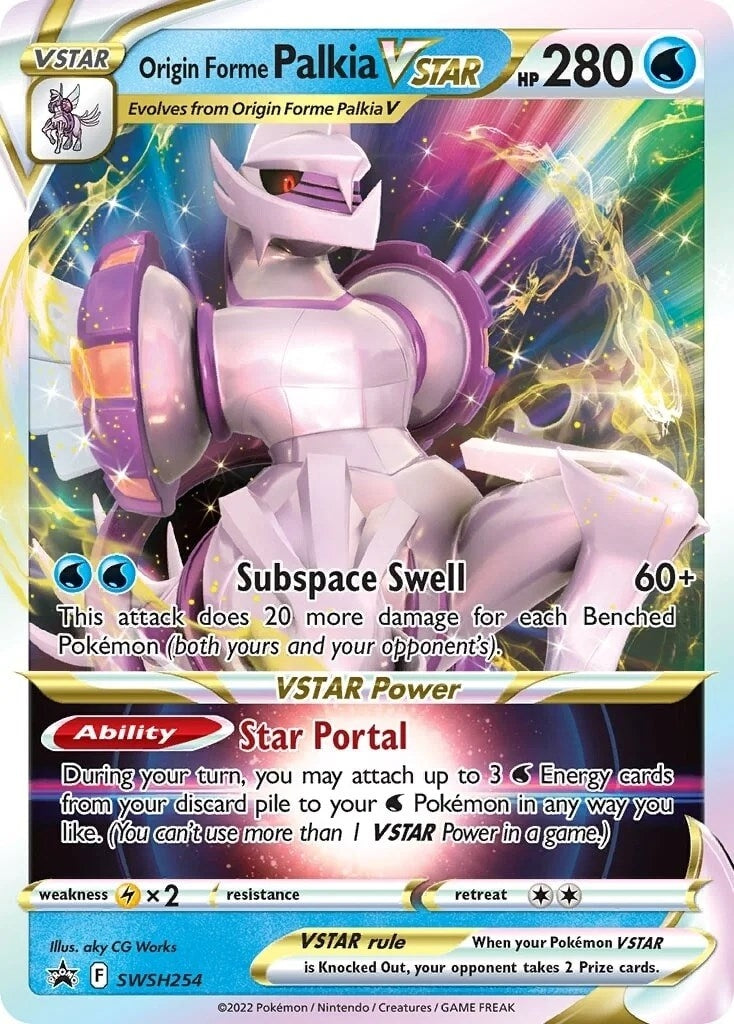 Image for Origin Forme Palkia VSTAR (SWSH254) (SWSD) - Pokemon