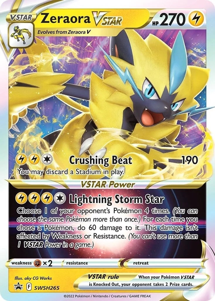 Image for Zeraora VSTAR - SWSH265 (SWSH265) (SWSD) - Pokemon