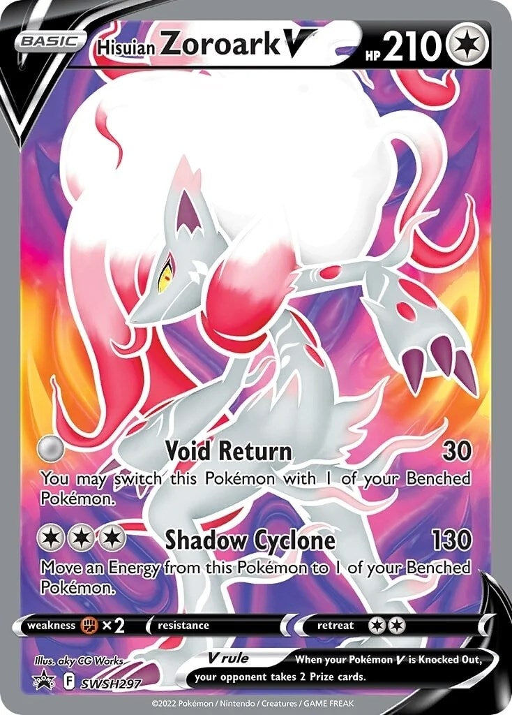Image for Hisuian Zoroark V - SWSH297 (SWSH297) (SWSD) - Pokemon