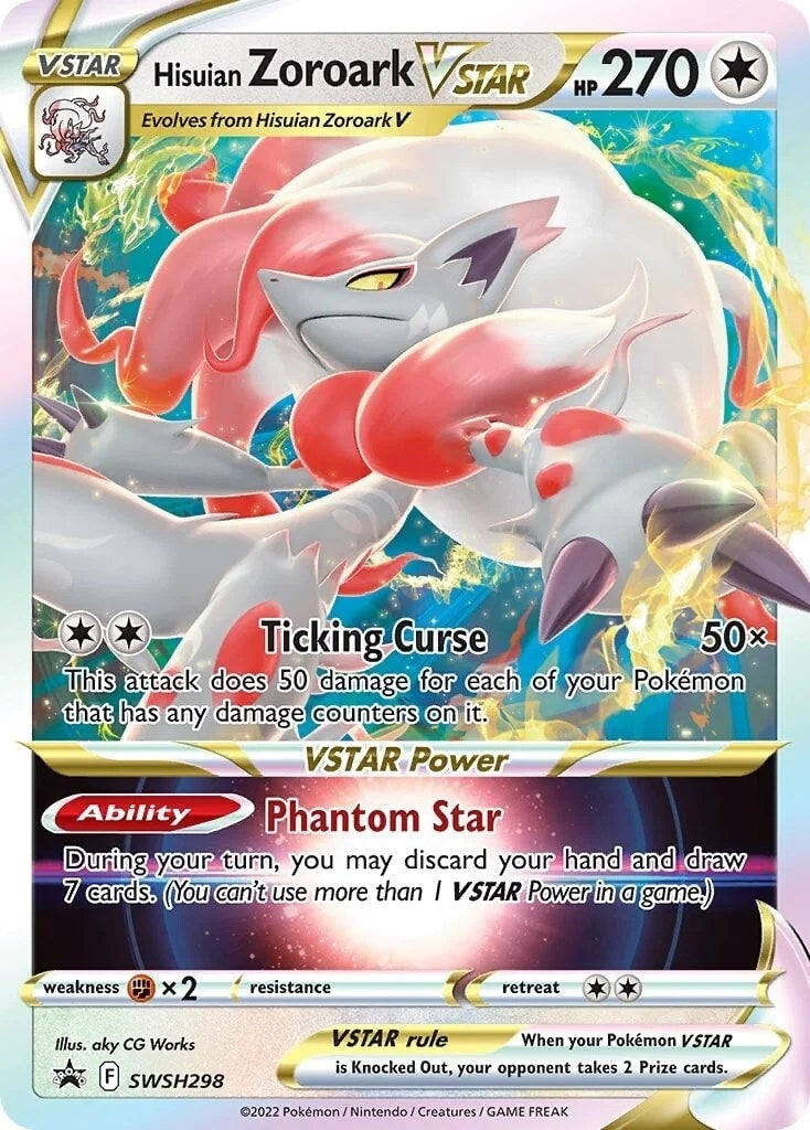 Image for Hisuian Zoroark VSTAR - SWSH298 (SWSH298) (SWSD) - Pokemon