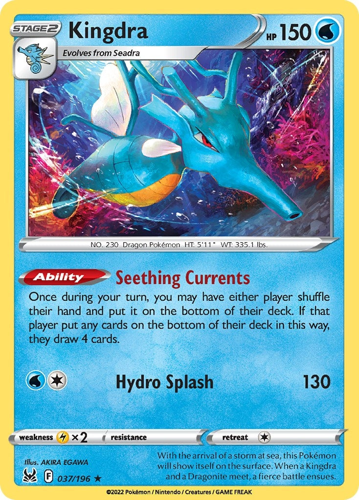 Image for Kingdra (037/196) (PR) - Pokemon