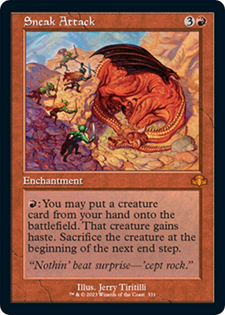 Image for Sneak Attack (Retro Frame) (331) - Magic: The Gathering