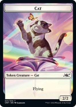 Image for Cat // Food (10) Double-sided Token - Magic: The Gathering