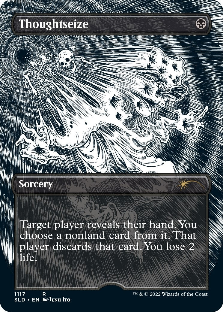 Image for Thoughtseize (Borderless) (1117) - Magic: The Gathering