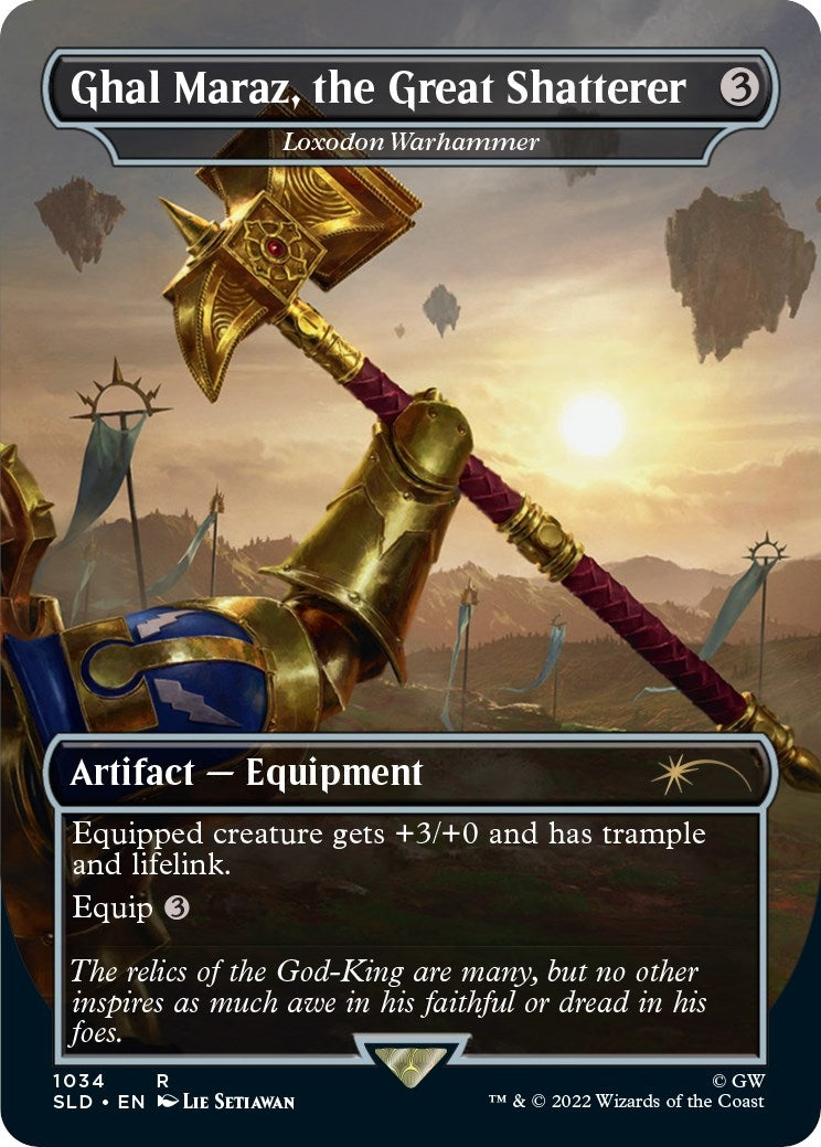 Image for Ghal Maraz, the Great Shatterer - Loxodon Warhammer (Borderless) (1034) - Magic: The Gathering