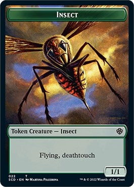 Image for Insect // Cat Double-Sided Token (22 // 3) - Magic: The Gathering