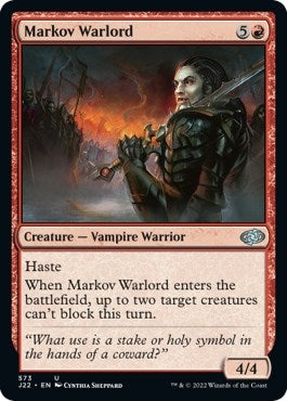 Image for Markov Warlord (573) - Magic: The Gathering