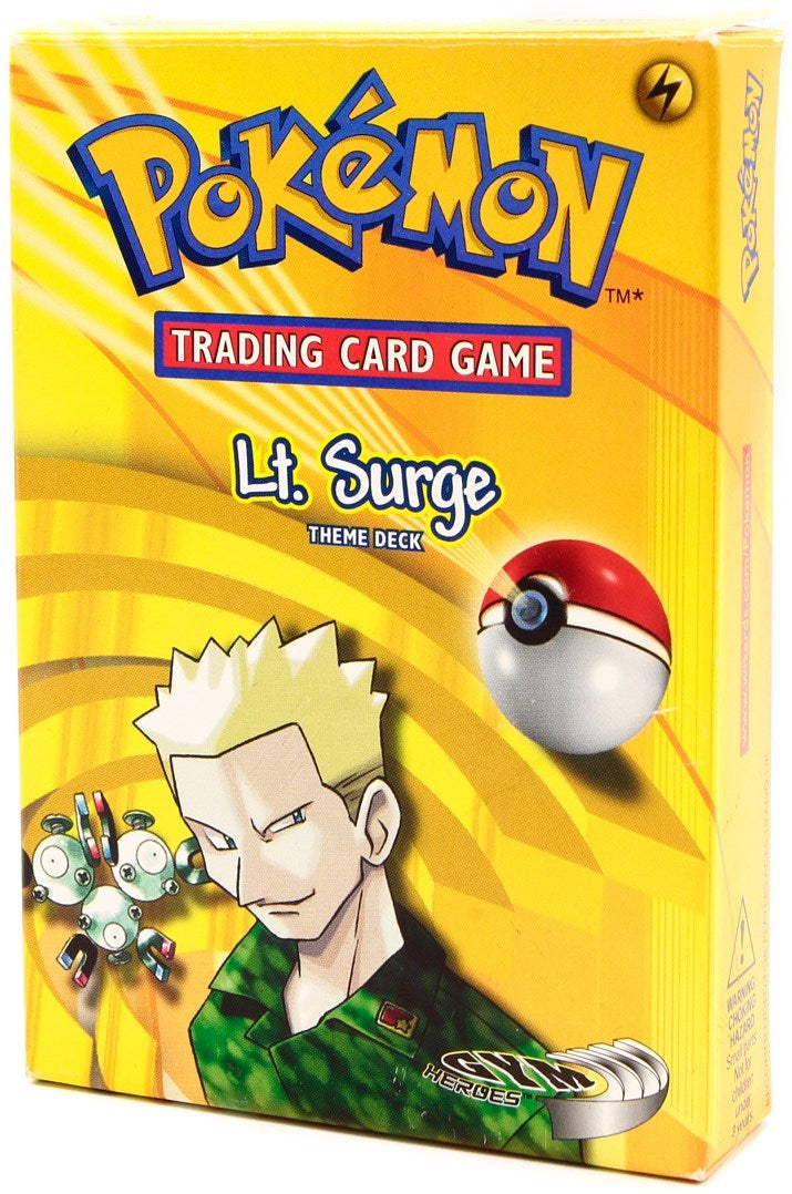 Image for Gym Heroes Theme Deck - "Lt. Surge" - Pokemon