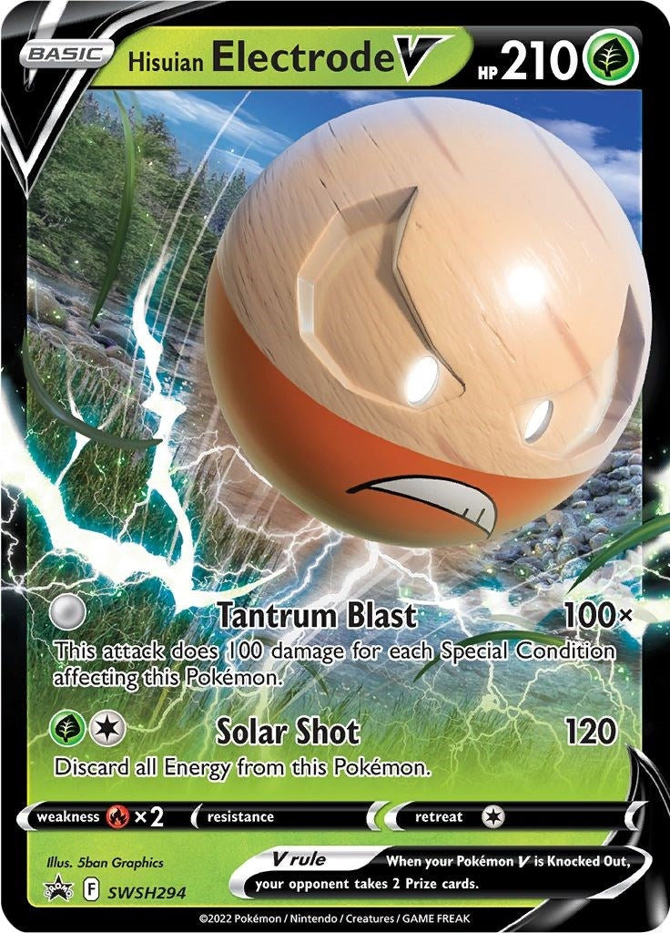 Image for Hisuian Electrode V - SWSH294 (SWSH294) (SWSD) - Pokemon