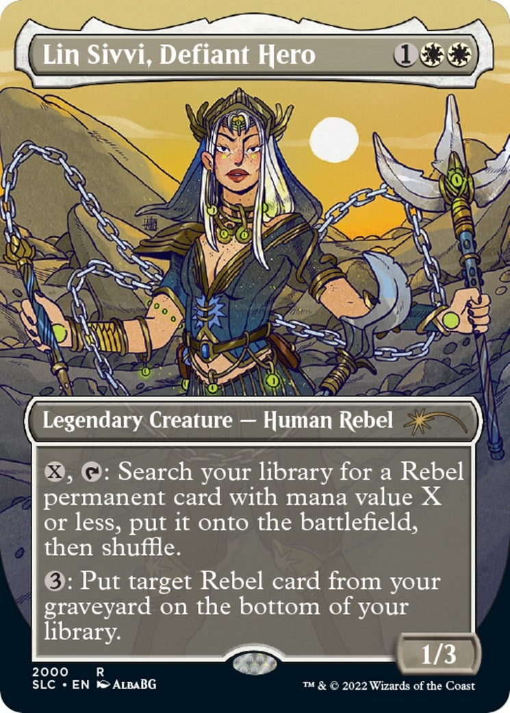 Image for Lin Sivvi, Defiant Hero (2000) - Magic: The Gathering