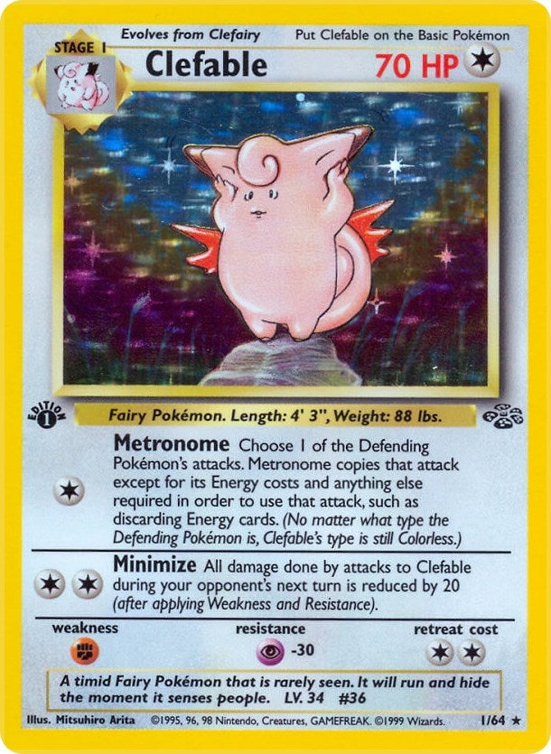 Image for Clefable (1) (01/64) (JU) - Pokemon