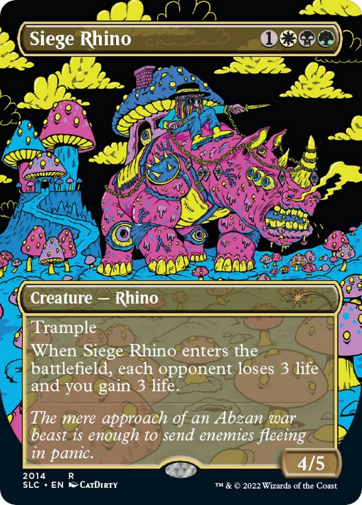 Image for Siege Rhino (2014) - Magic: The Gathering