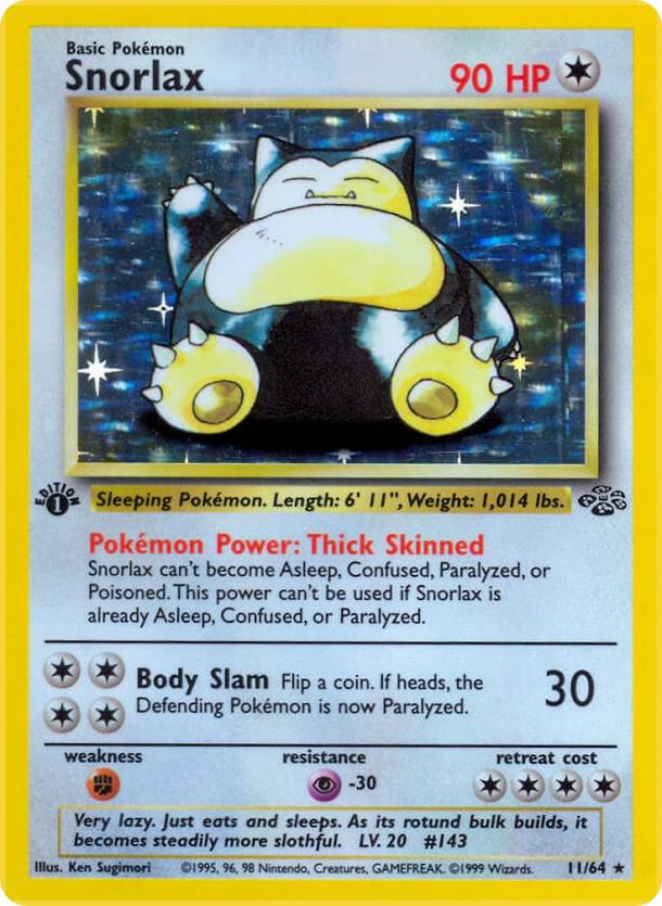 Image for Snorlax (11) (11/64) (JU) - Pokemon