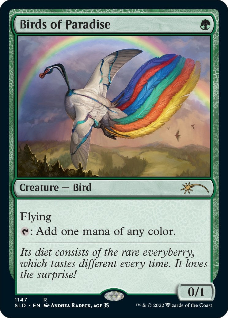 Image for Birds of Paradise (1147) (1147) - Magic: The Gathering