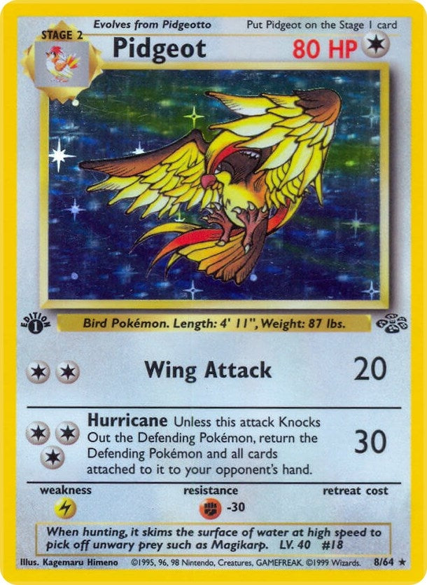 Image for Pidgeot (8) (08/64) (JU) - Pokemon