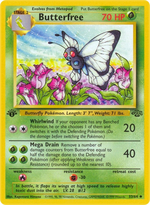 Image for Butterfree (33/64) (JU) - Pokemon