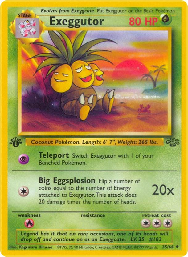 Image for Exeggutor (35/64) (JU) - Pokemon