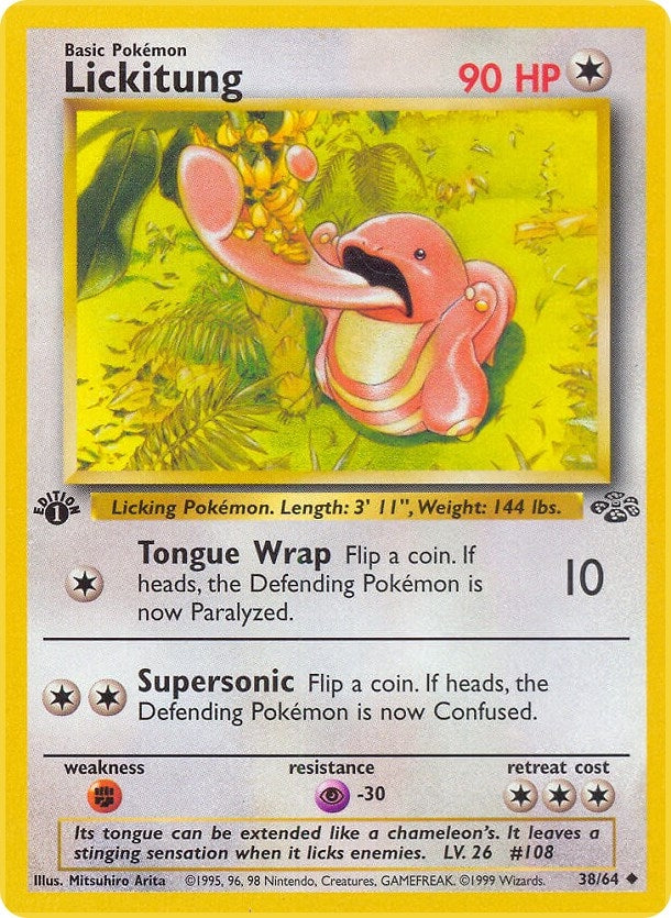 Image for Lickitung (38/64) (JU) - Pokemon