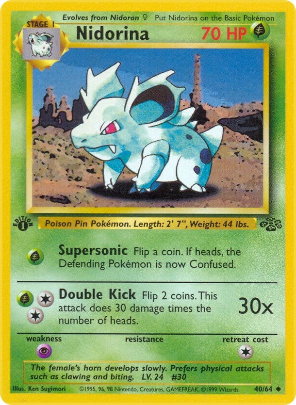 Image for Nidorina (40/64) (JU) - Pokemon