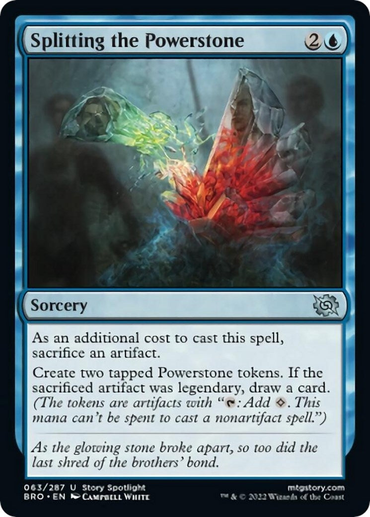 Image for Splitting the Powerstone (63) - Magic: The Gathering