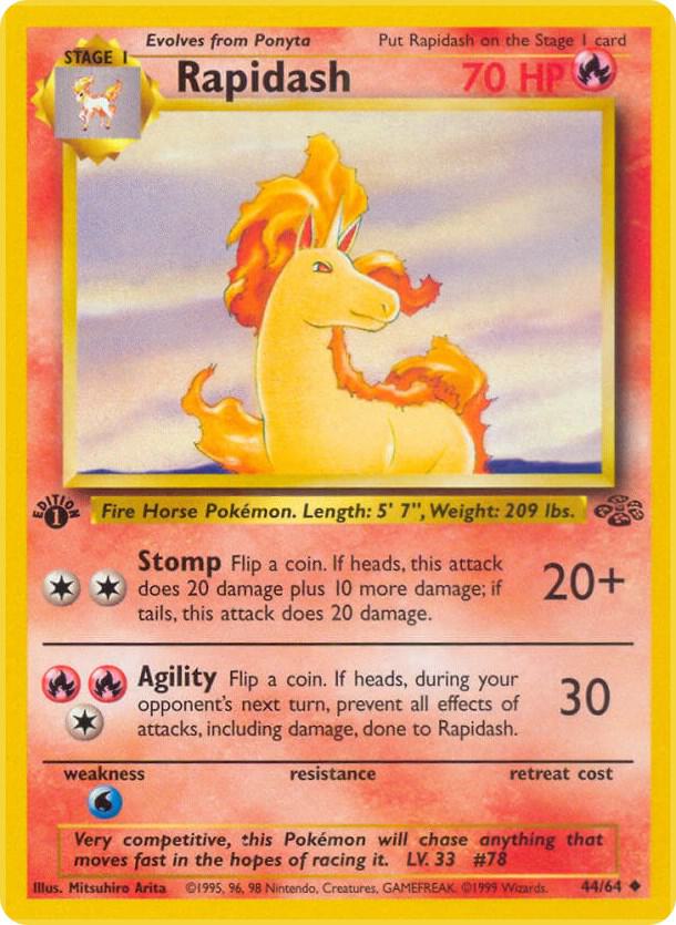 Image for Rapidash (44/64) (JU) - Pokemon