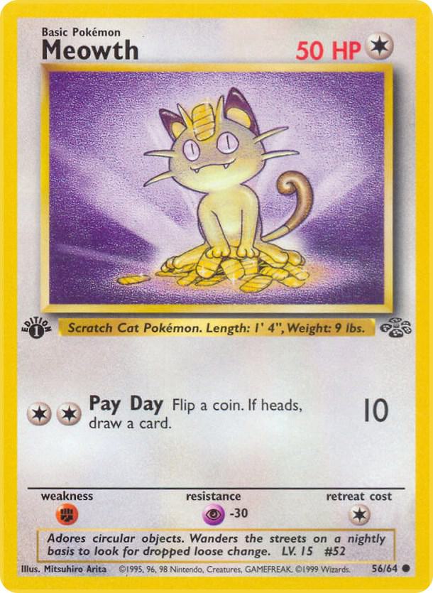 Image for Meowth (56/64) (JU) - Pokemon