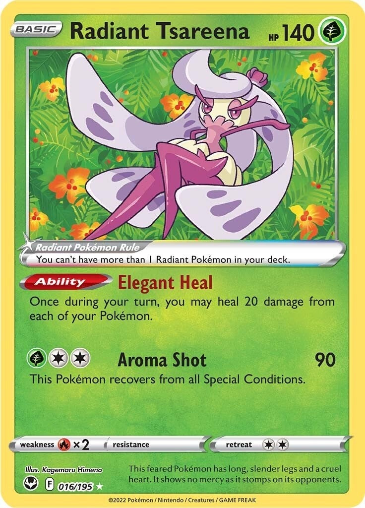 Image for Radiant Tsareena (016/195) (SWSH12) - Pokemon