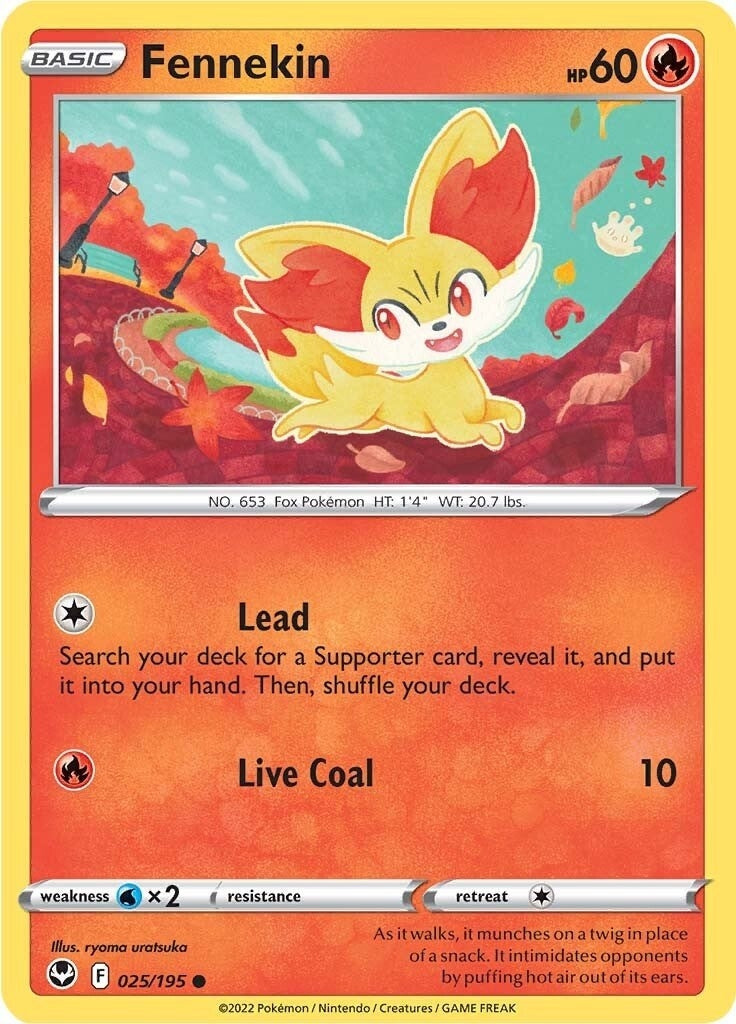 Image for Fennekin (025/195) (SWSH12) - Pokemon