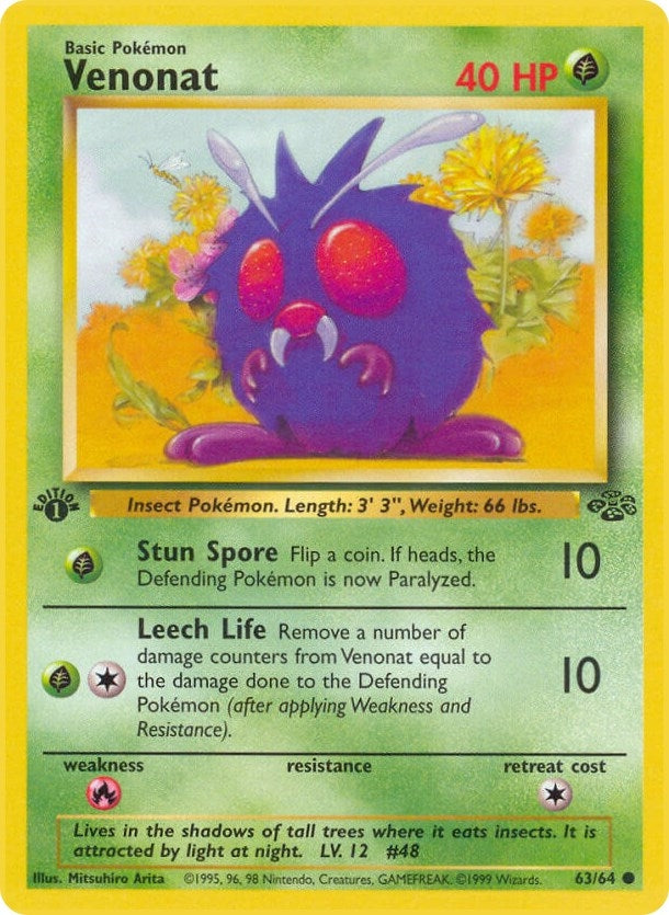 Image for Venonat (63/64) (JU) - Pokemon